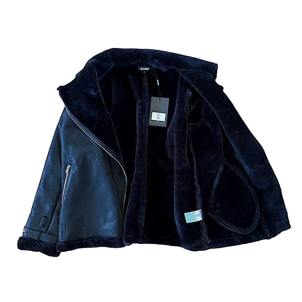 Misguided-Leather Motorcycle Jacket - image 3